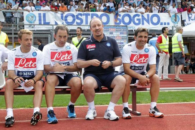 Benitez, prima col Napoli. Fotopress